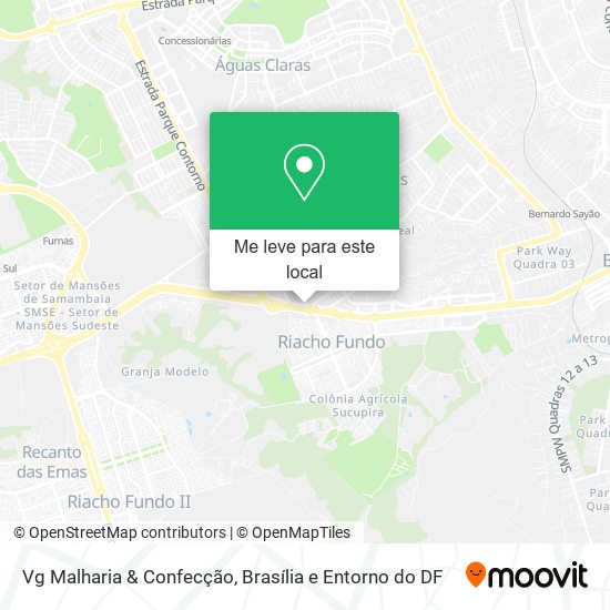 Vg Malharia & Confecção mapa