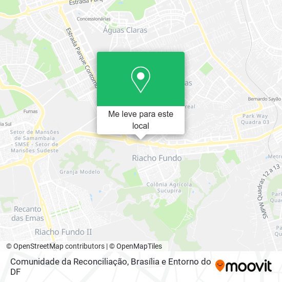 Comunidade da Reconciliação mapa