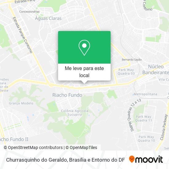 Churrasquinho do Geraldo mapa