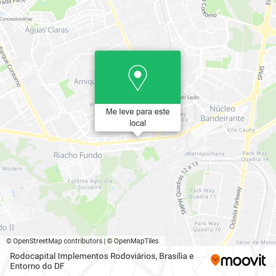 Rodocapital Implementos Rodoviários mapa