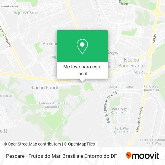 Pescare - Frutos do Mar mapa