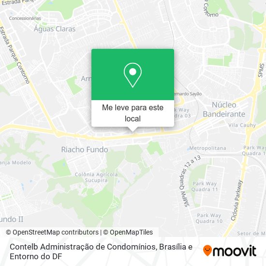 Contelb Administração de Condomínios mapa