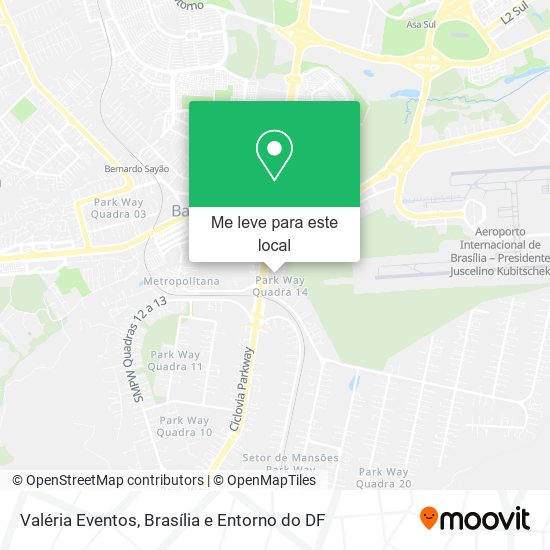 Valéria Eventos mapa