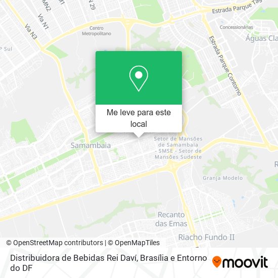 Distribuidora de Bebidas Rei Daví mapa
