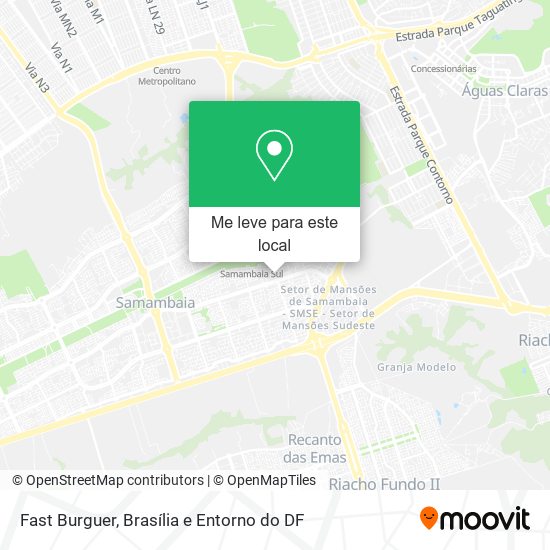 Fast Burguer mapa
