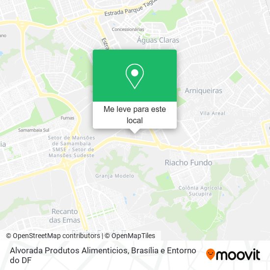 Alvorada Produtos Alimenticios mapa