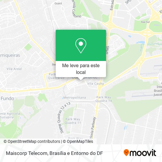 Maiscorp Telecom mapa