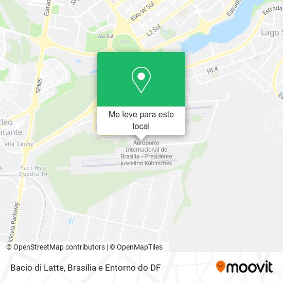 Bacio di Latte mapa