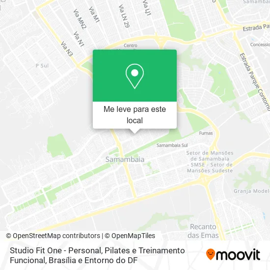 Studio Fit One - Personal, Pilates e Treinamento Funcional mapa