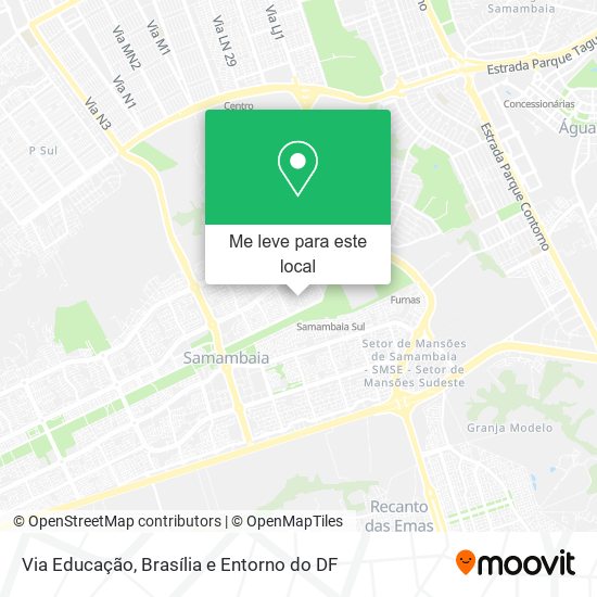 Via Educação mapa