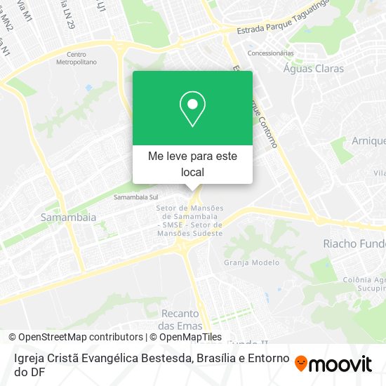 Igreja Cristã Evangélica Bestesda mapa