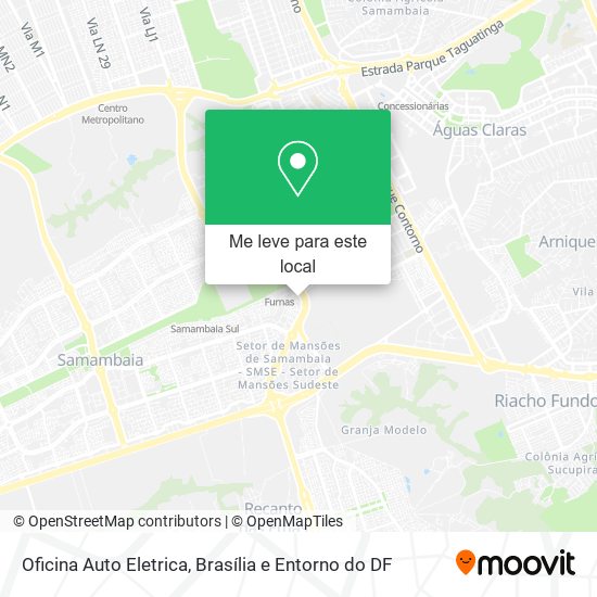 Oficina Auto Eletrica mapa