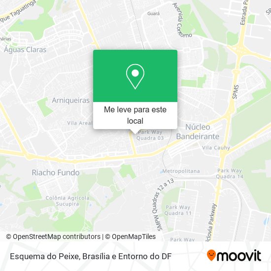 Esquema do Peixe mapa