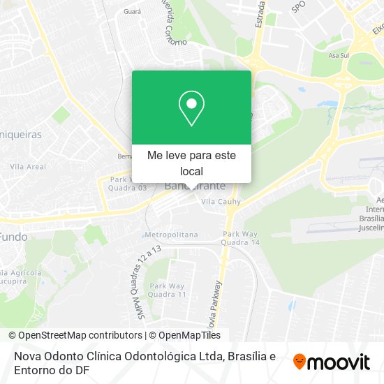 Nova Odonto Clínica Odontológica Ltda mapa