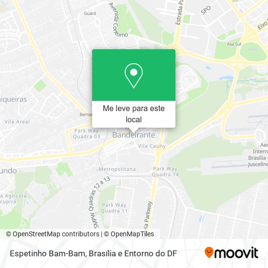 Espetinho Bam-Bam mapa
