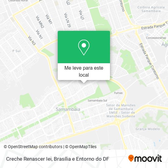 Creche Renascer Iei mapa