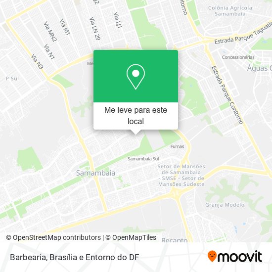 Barbearia mapa
