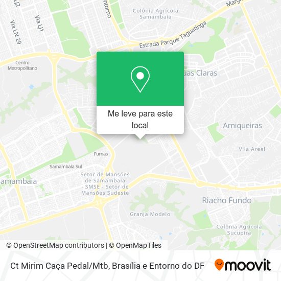 Ct Mirim Caça Pedal/Mtb mapa
