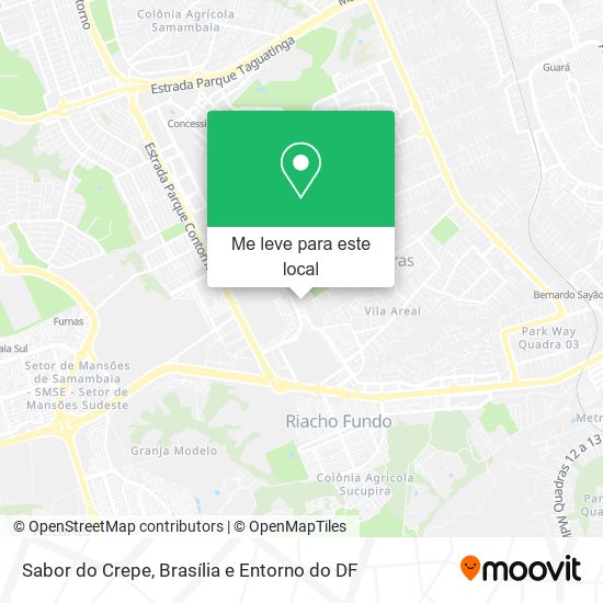 Sabor do Crepe mapa