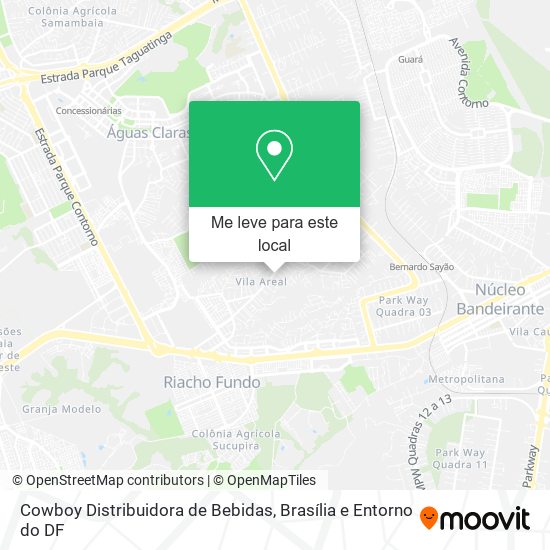 Cowboy Distribuidora de Bebidas mapa