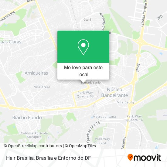 Hair Brasilia mapa