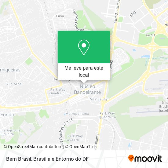 Bem Brasil mapa