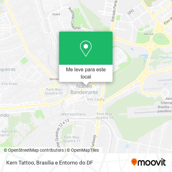Kern Tattoo mapa