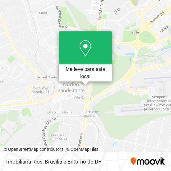 Imobiliária Rios mapa