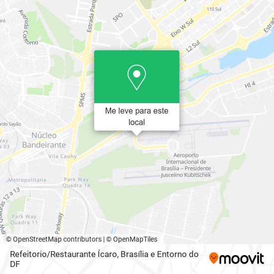 Refeitorio/Restaurante Ícaro mapa