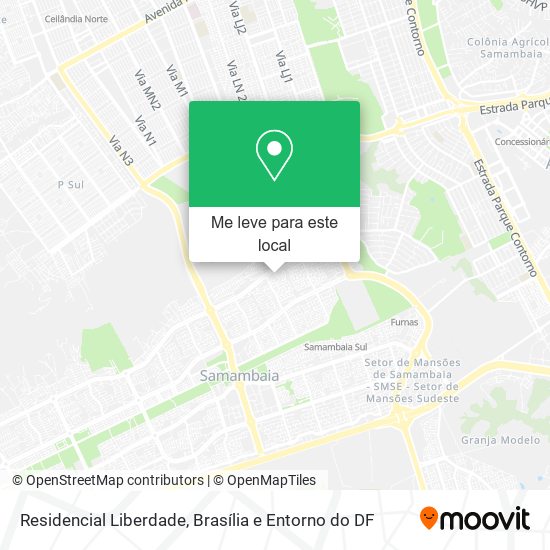 Residencial Liberdade mapa