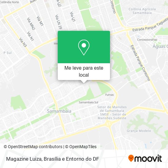 Magazine Luiza mapa
