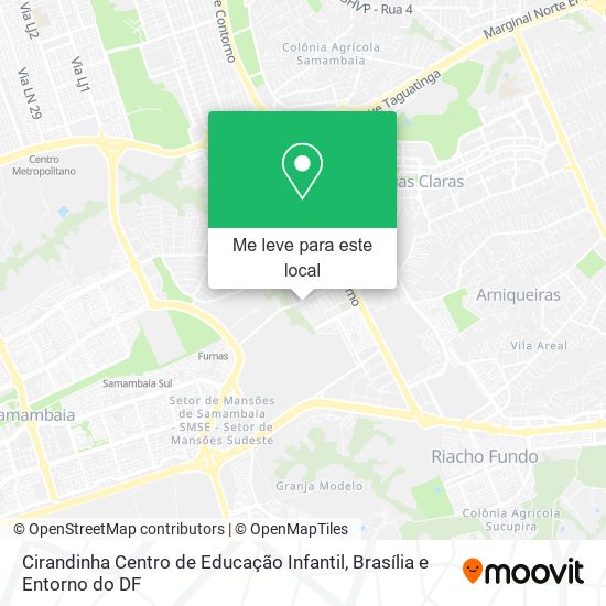 Cirandinha Centro de Educação Infantil mapa