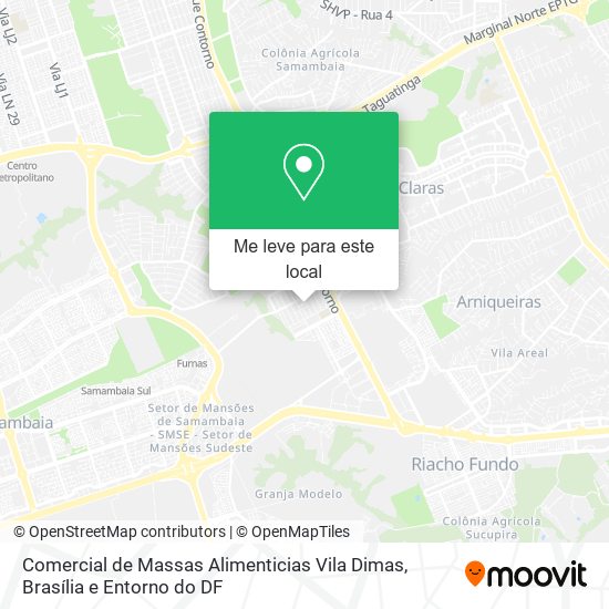 Comercial de Massas Alimenticias Vila Dimas mapa