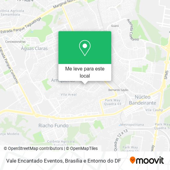 Vale Encantado Eventos mapa