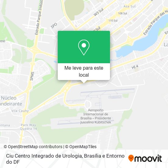 Ciu Centro Integrado de Urologia mapa