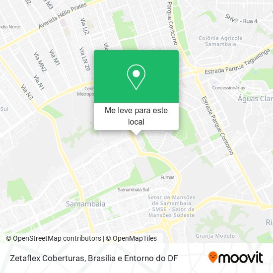 Zetaflex Coberturas mapa