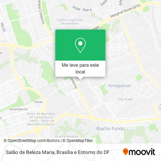 Salão de Beleza Maria mapa