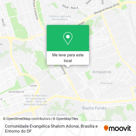 Comunidade Evangélica Shalom Adonai mapa