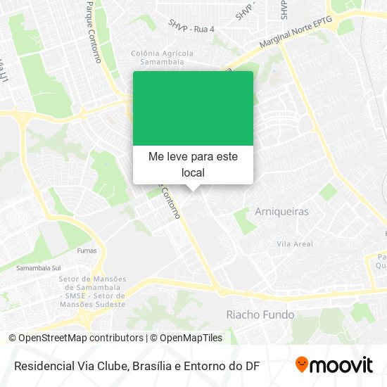 Residencial Via Clube mapa