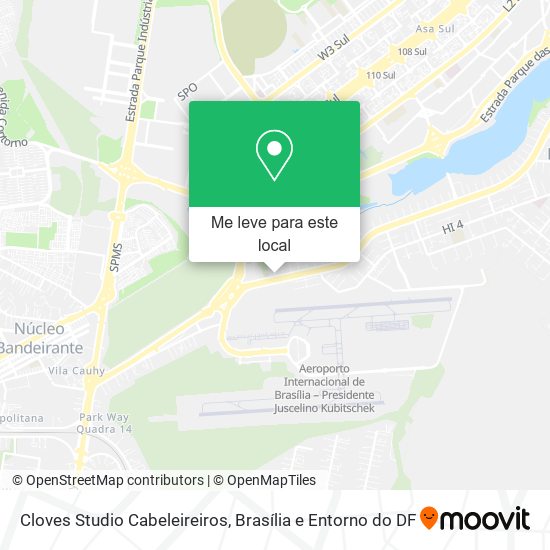 Cloves Studio Cabeleireiros mapa