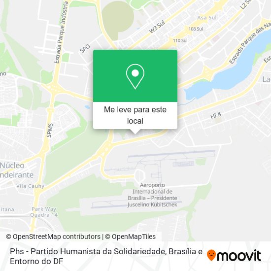 Phs - Partido Humanista da Solidariedade mapa