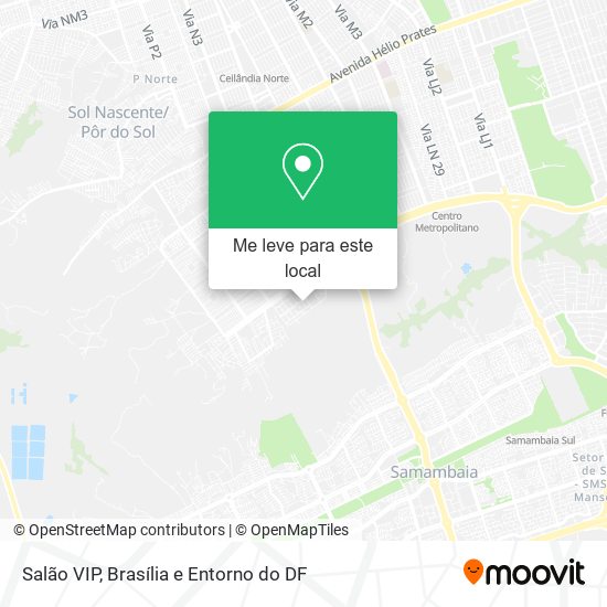 Salão VIP mapa