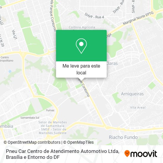 Pneu Car Centro de Atendimento Automotivo Ltda mapa