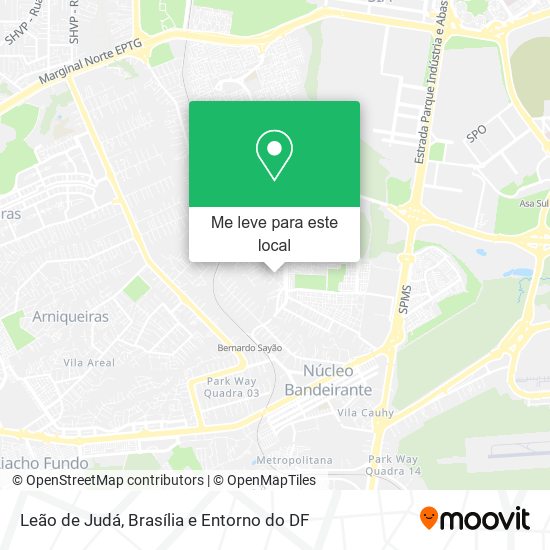 Leão de Judá mapa