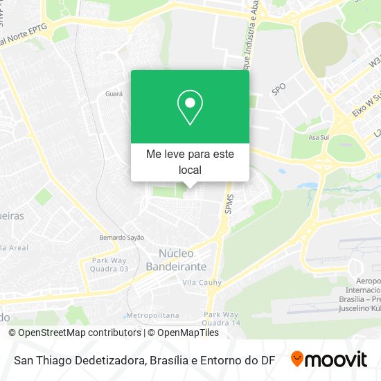 San Thiago Dedetizadora mapa