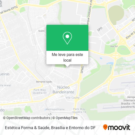 Estética Forma & Saúde mapa