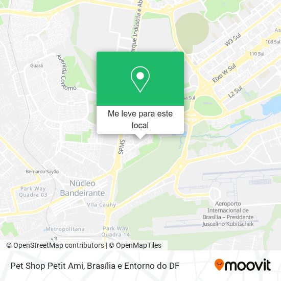 Pet Shop Petit Ami mapa