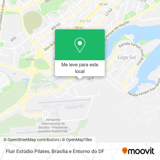 Fluir Estúdio Pilates mapa