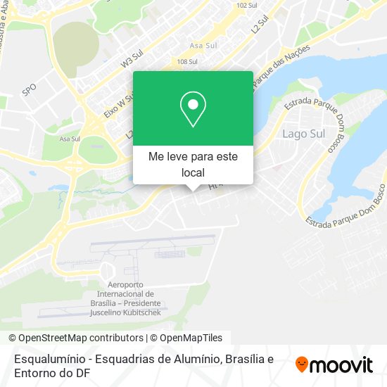 Esqualumínio - Esquadrias de Alumínio mapa