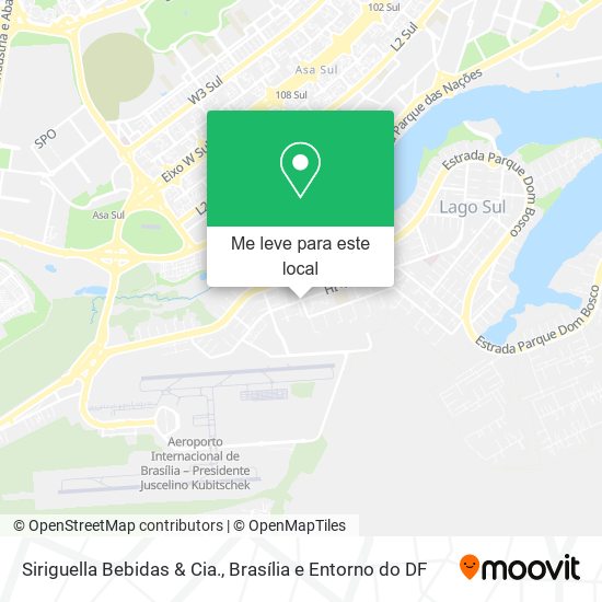 Siriguella Bebidas & Cia. mapa